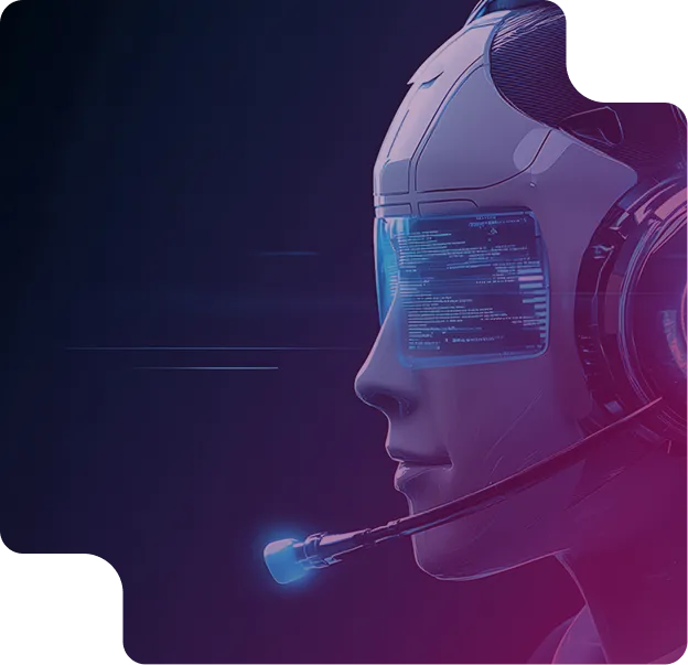 Interface d’assistant IA sur un écran moderne